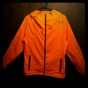UNDERARMOUR Men's Windbreaker orange
